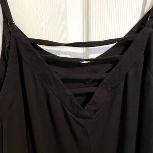Torrid 3X Black Strappy Top